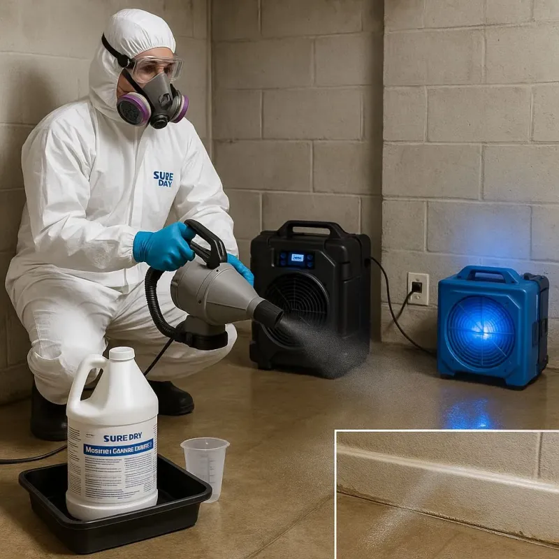 Sanitization and Odor Removal process in Dunnstown, PA