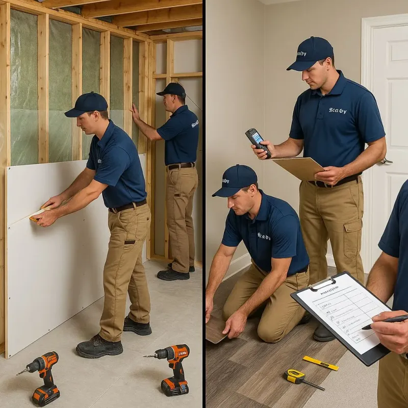 Repairs and Reconstruction process in Dunnstown, PA